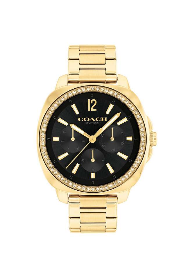 Kitt-Multifunction-38-mm-Black-Tonneau-Dial-Stainless-Steel-Analogue-Watch-for-Women---14504398