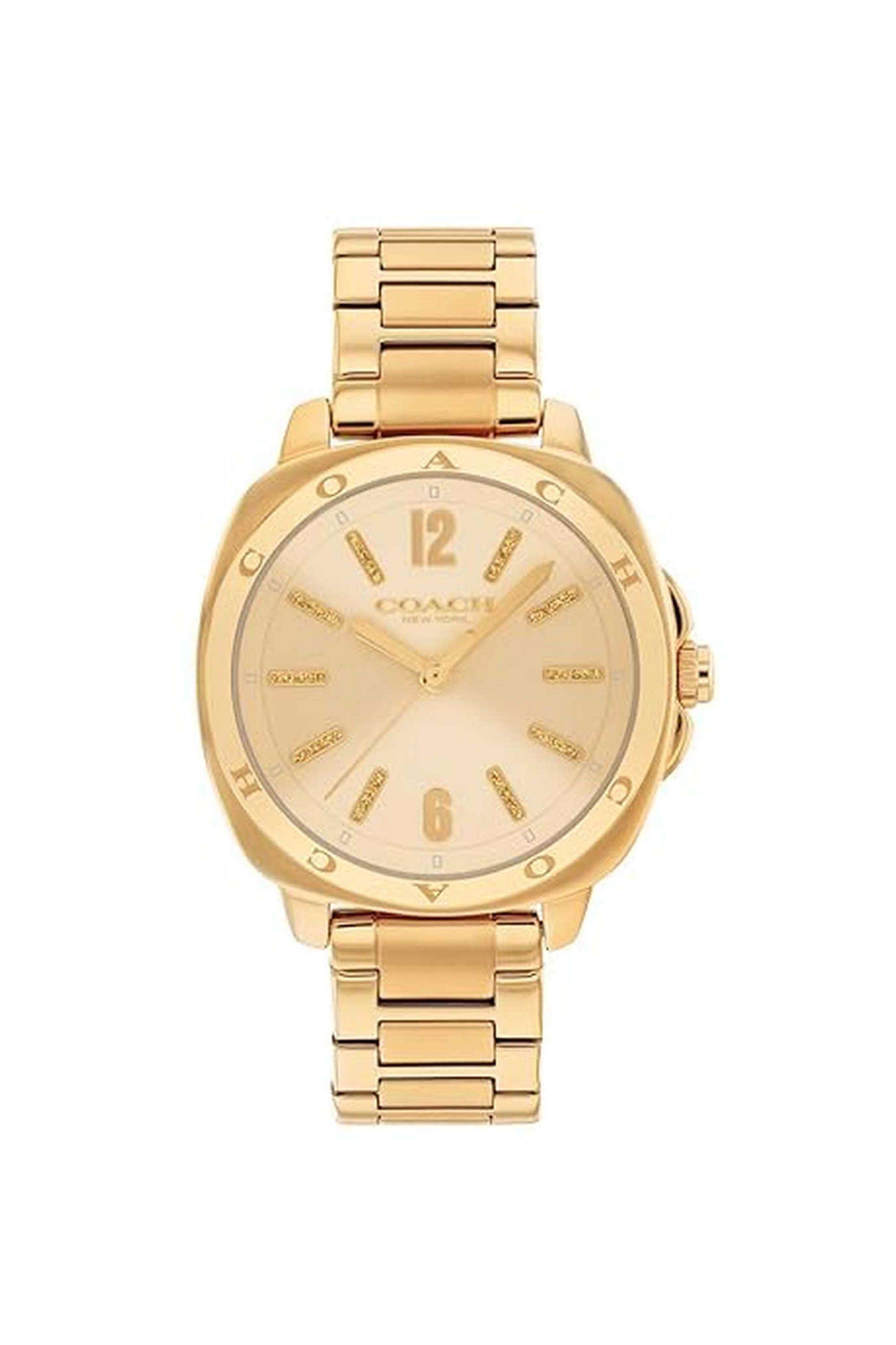Kitt-Women-s-34-mm-Quartz-Analogue-Watch---Rose-Gold-Dial-with-Gold-Stainless-Steel-Strap-(WCO14504468)