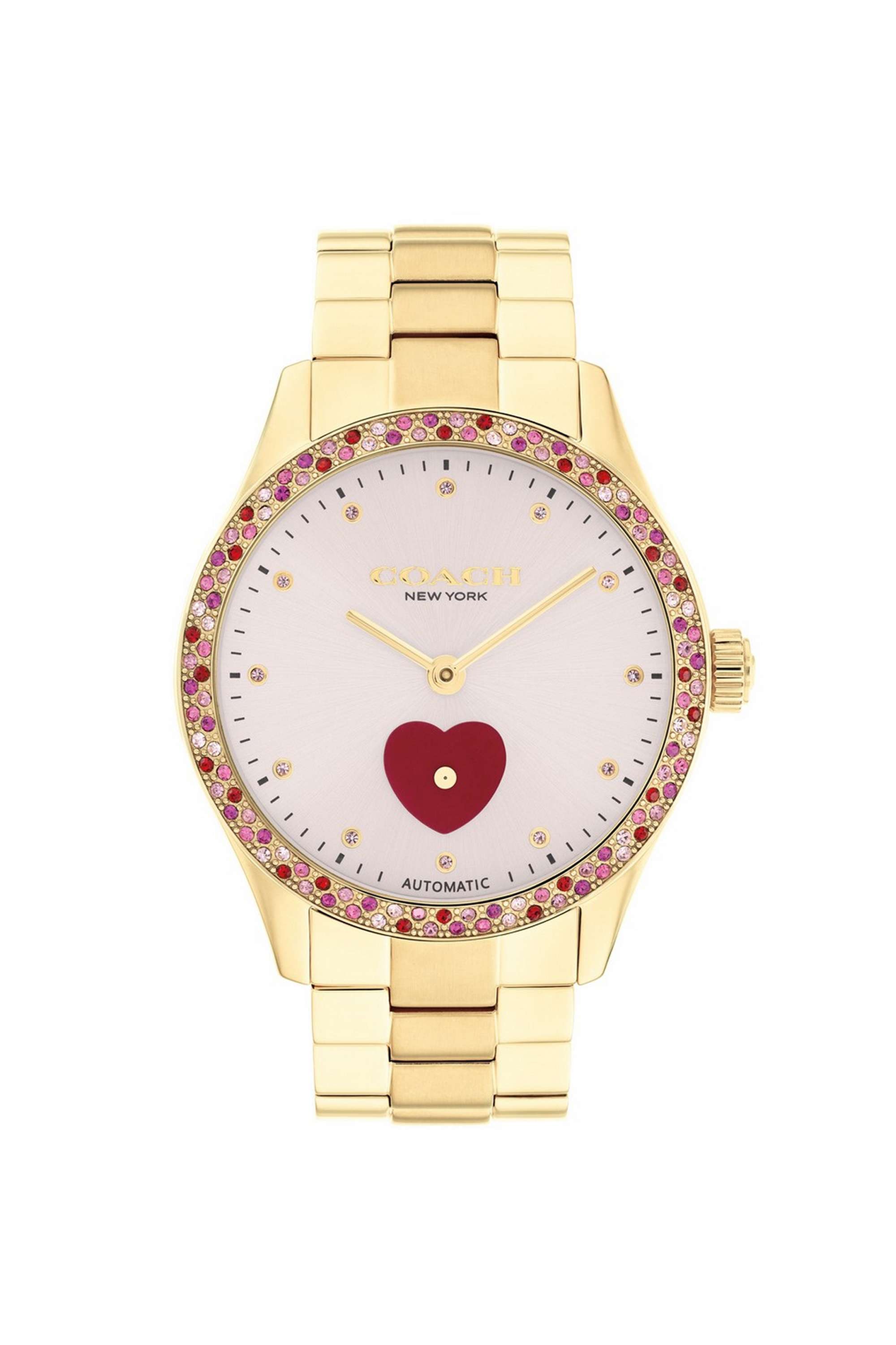 Brooks-Mech-Automatic-38-mm-Pink-Round-Dial-Stainless-Steel-Analogue-Watch-for-Women---14504487