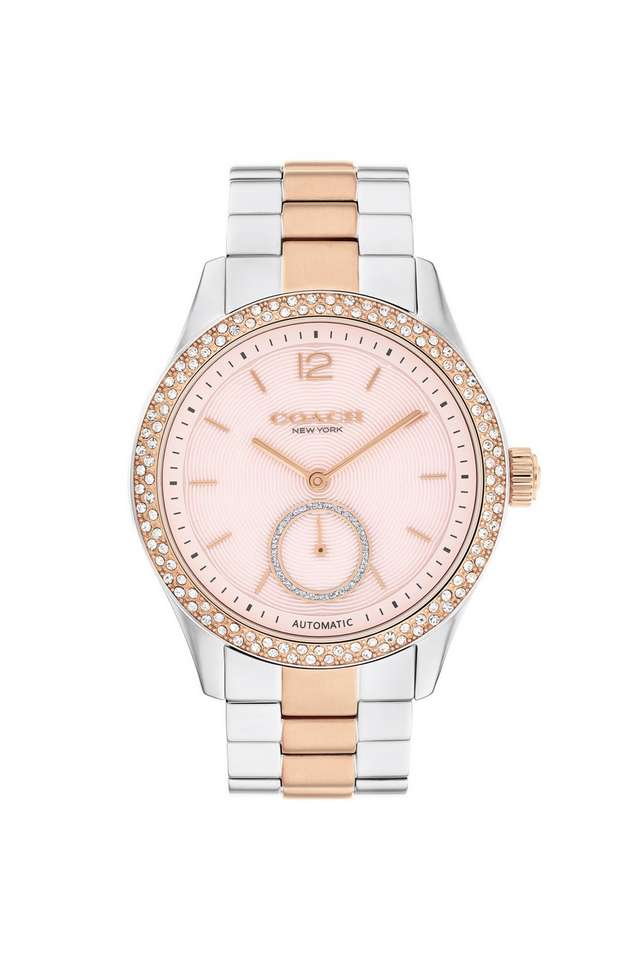 Brooks-Mech-Automatic-38-mm-Pink-Round-Dial-Stainless-Steel-Analogue-Watch-for-Women---14504536