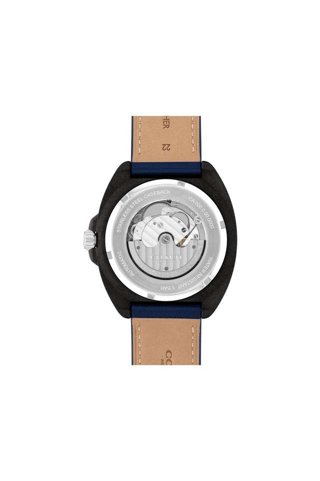 Charter-China-Auto-44.5-mm-Blue-Tonneau-Dial-Leather-Analogue-Watch-for-Men---14602736