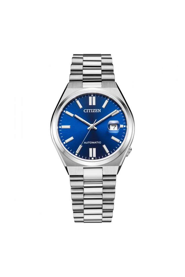 Mens-40-mm-Blue-Dial-Stainless-Steel-Analog-Watch---NJ0150-81L
