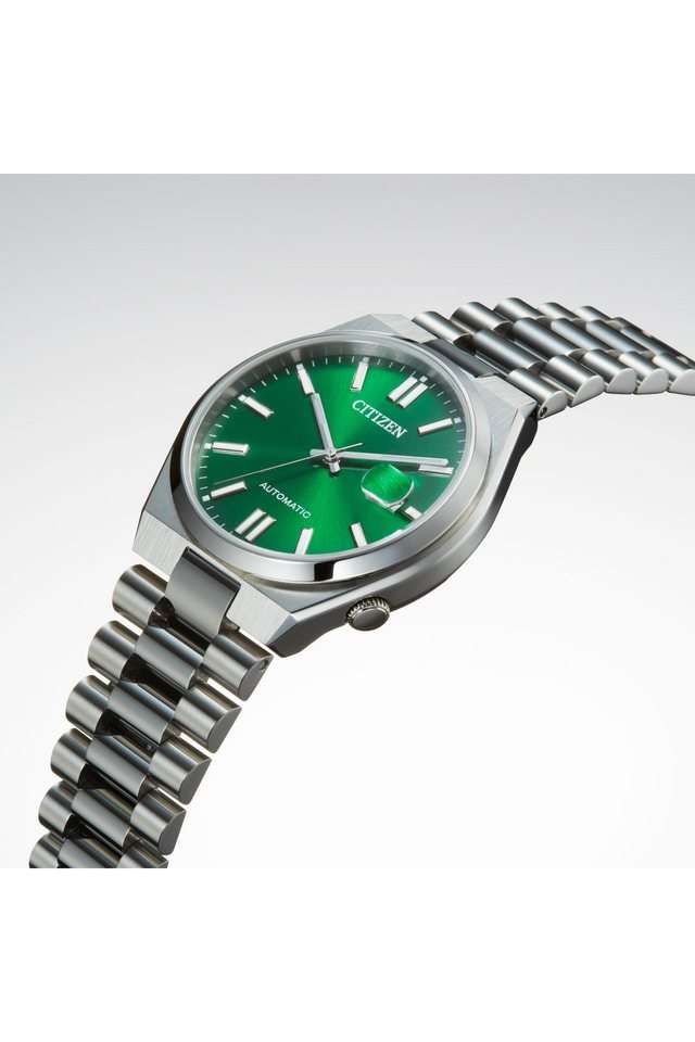 Buy Citizen NoColour Mens 40 mm Green Dial Stainless Steel Analog