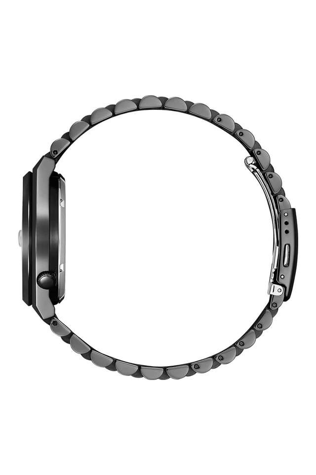 Mens-40-mm-Black-Dial-Stainless-Steel-Analog-Watch---NJ0155-87E