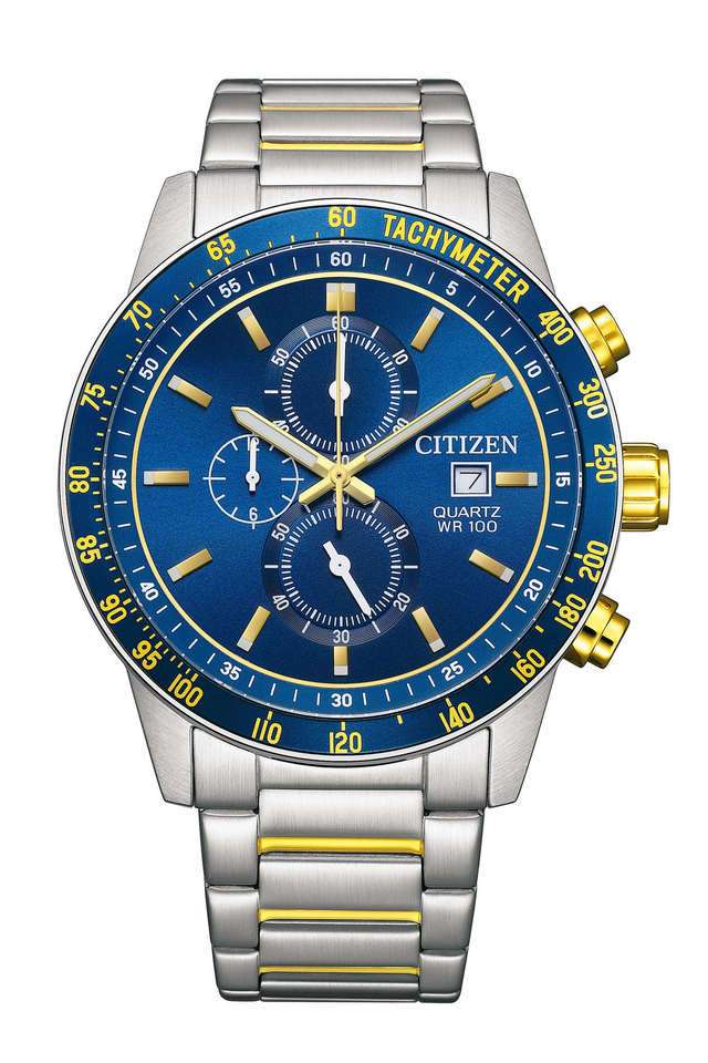Quartz-44-mm-Blue-Dial-Stainless-Steel-Analogue-Watch-for-Men---AN3684-59L