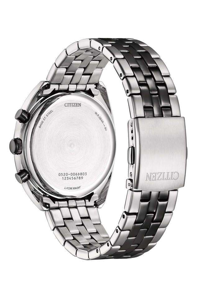 Quartz-42-mm-Black-Dial-Stainless-Steel-Analogue-Watch-for-Men---AN8218-54E