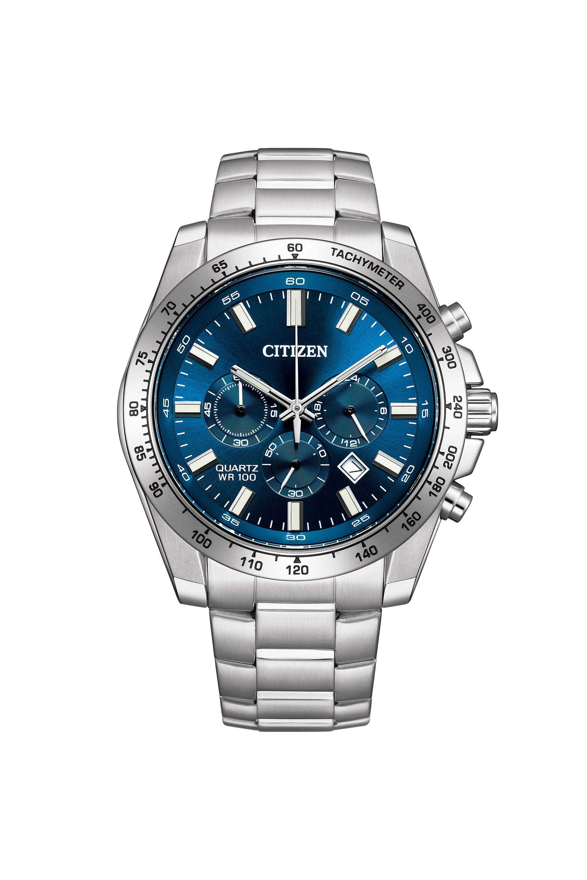 44-mm-Blue-Dial-Stainless-Steel-Chronograph-Watch-For-Men---AN8230-59M