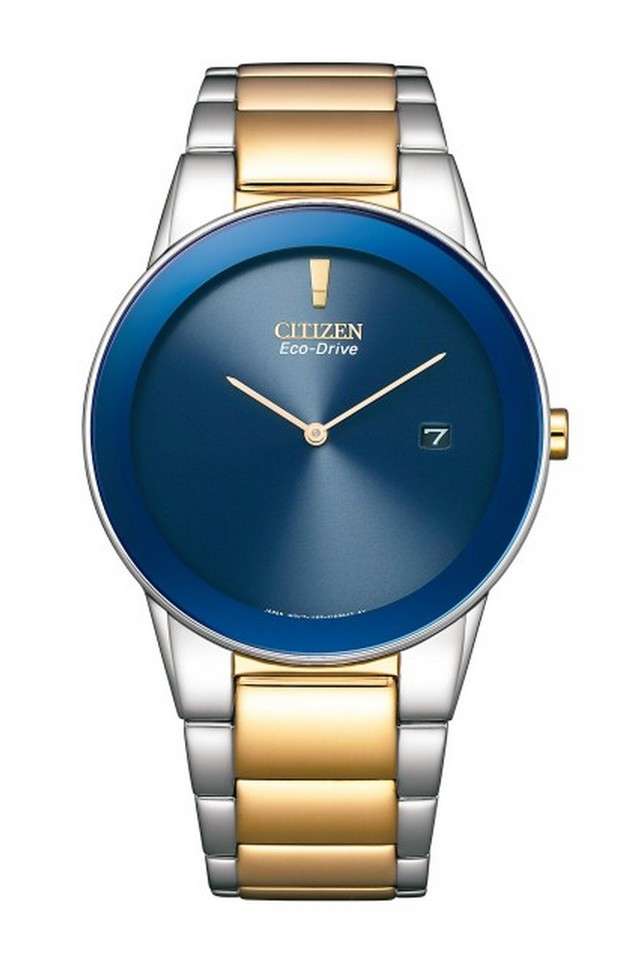 Eco-Drive-40-mm-Blue-Dial-Stainless-Steel-Analog-Watch-for-Men---AU1064-85L