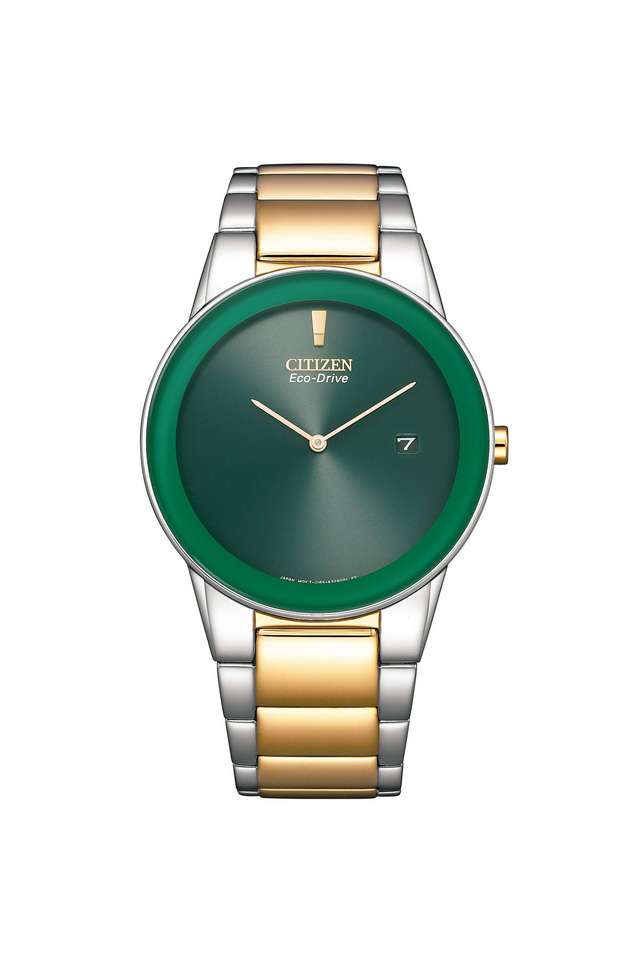 Eco-Drive-40-mm-Green-Dial-Stainless-Steel-Analog-Watch-for-Men---AU1064-85X