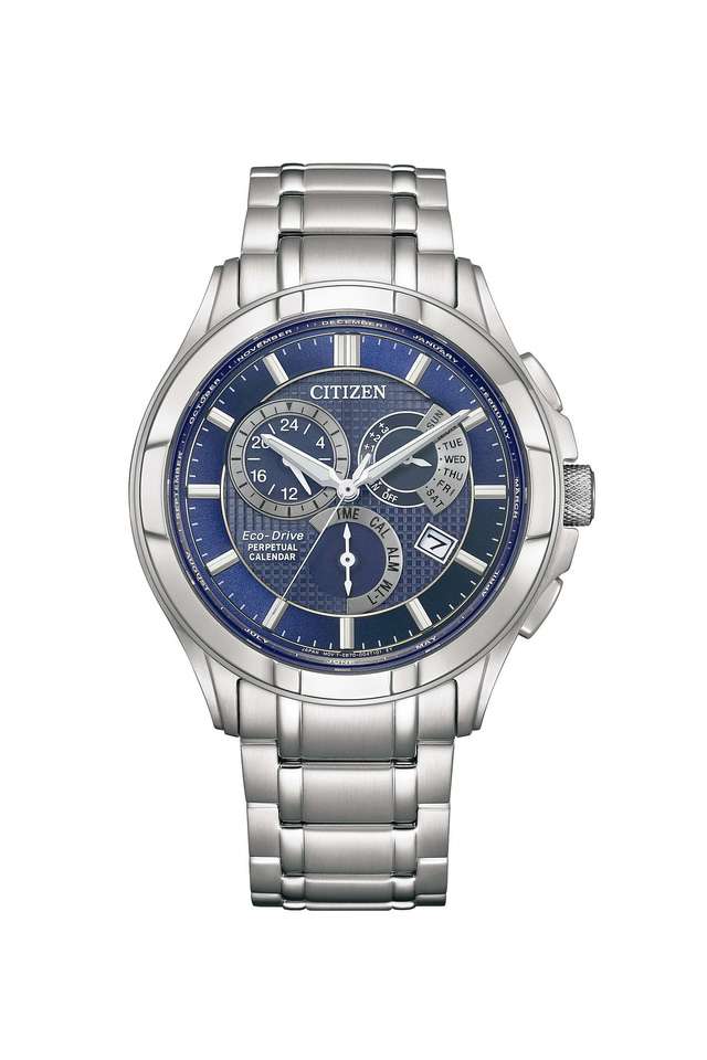 Eco-Drive-Perpetual-Calender-Stainless-Steel-Men-s-Analog-Watch--BL8160-58L