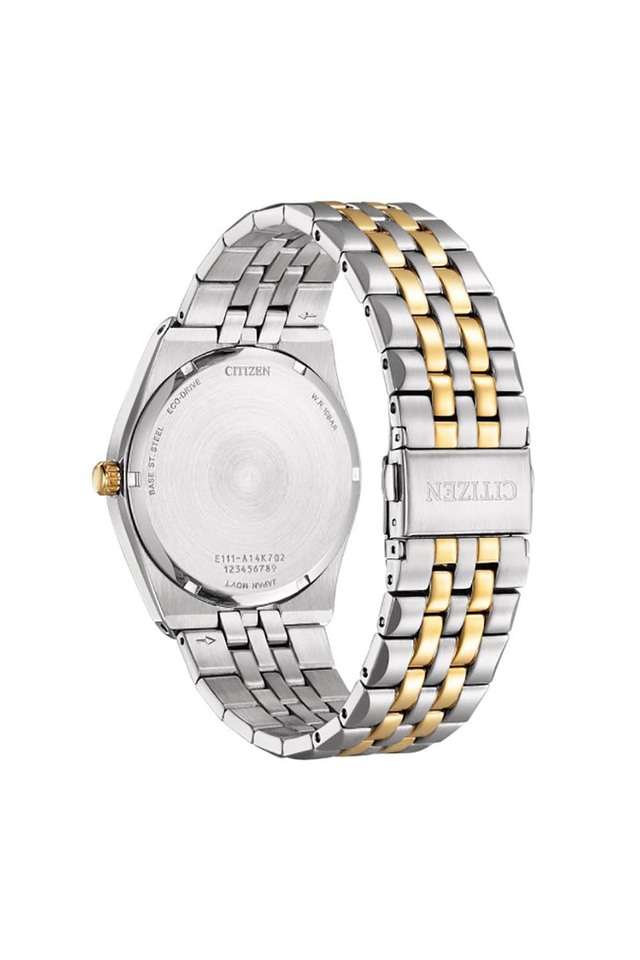 Men-40-mm-Ecodrive-Green-Dial-Stainless-Steel-Analog-Watch