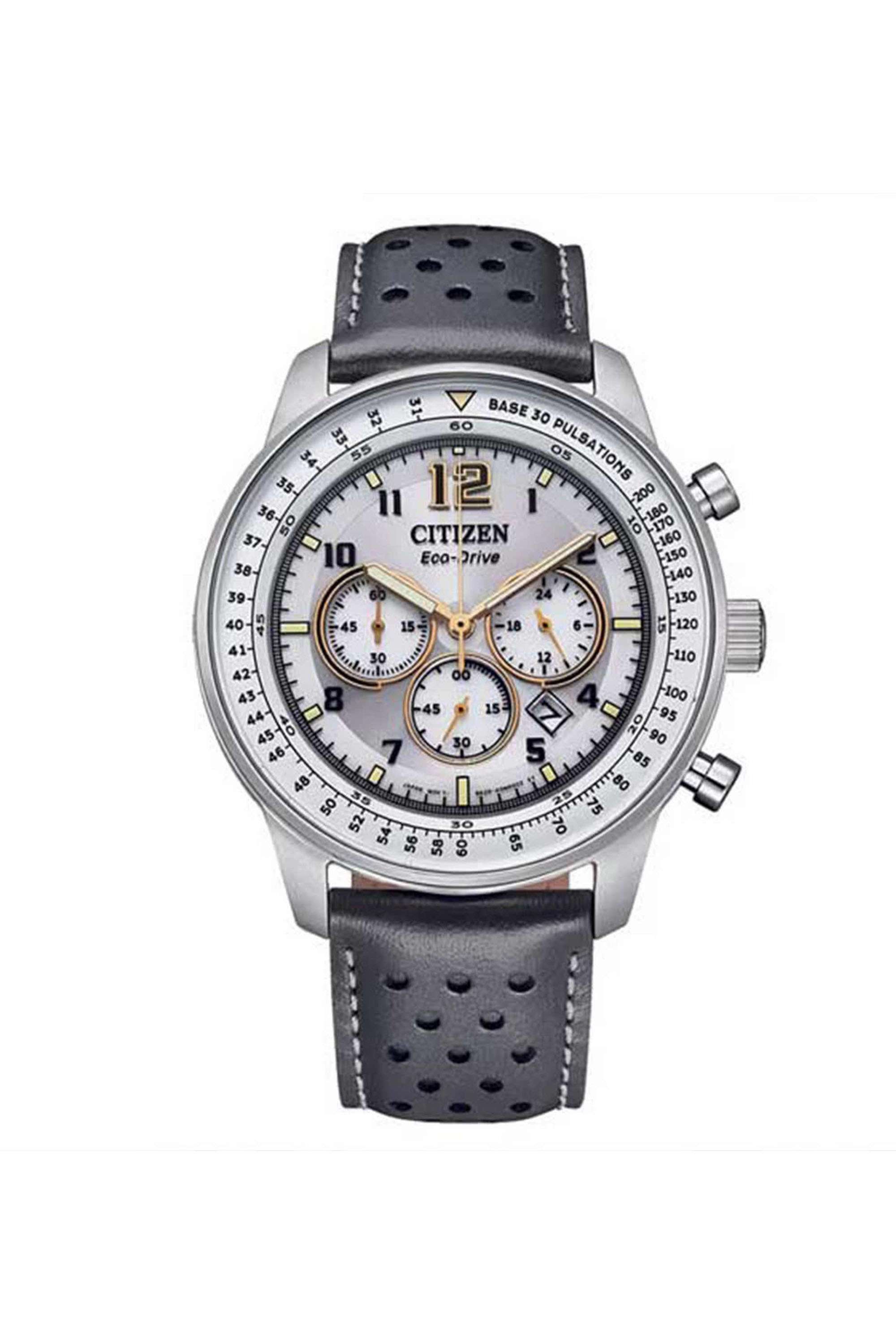 Force-44-mm-Quartz-Analogue-Watch-for-Men---White-Dial-with-Grey-Leather-Strap-(WCZSCA450024H)