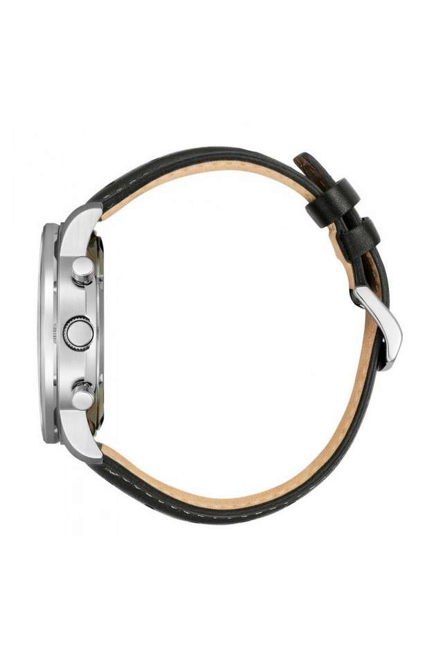 Mens-44-mm-White-Dial-Leather-Analog-Watch---CA4500-32A