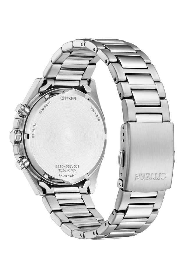 Ecodrive-Chronograph-43-mm-Blue-Dial-Stainless-Steel-Analogue-Watch-For-Men---CA4590-81L