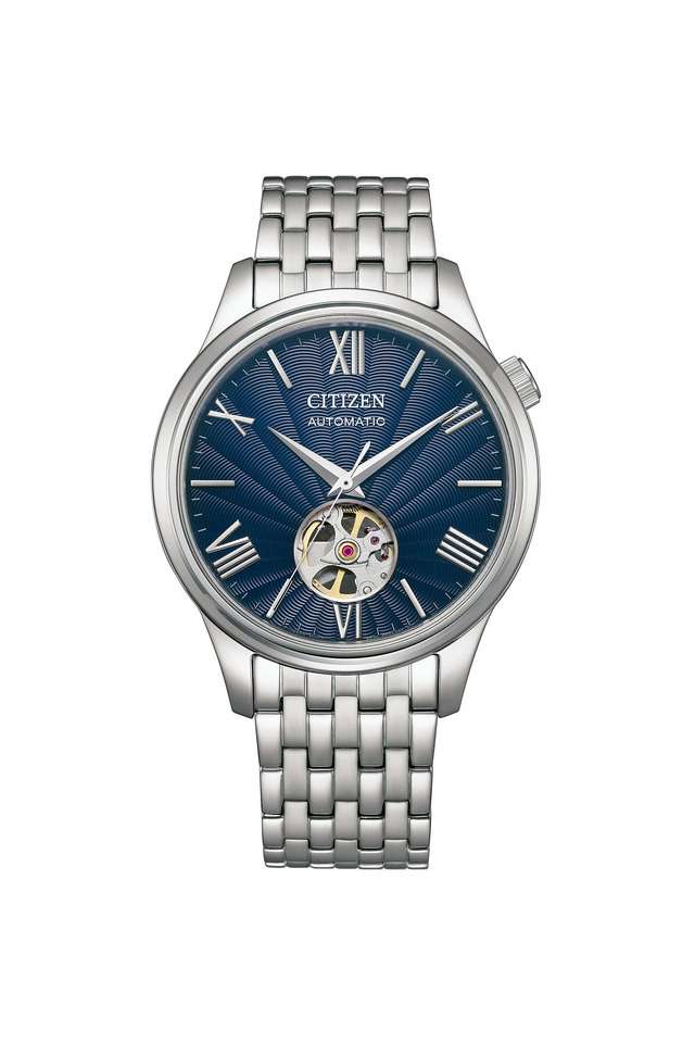 Automatic-40-mm-Blue-Dial-Stainless-Steel-Analog-Watch-for-Men---NH9130-84L