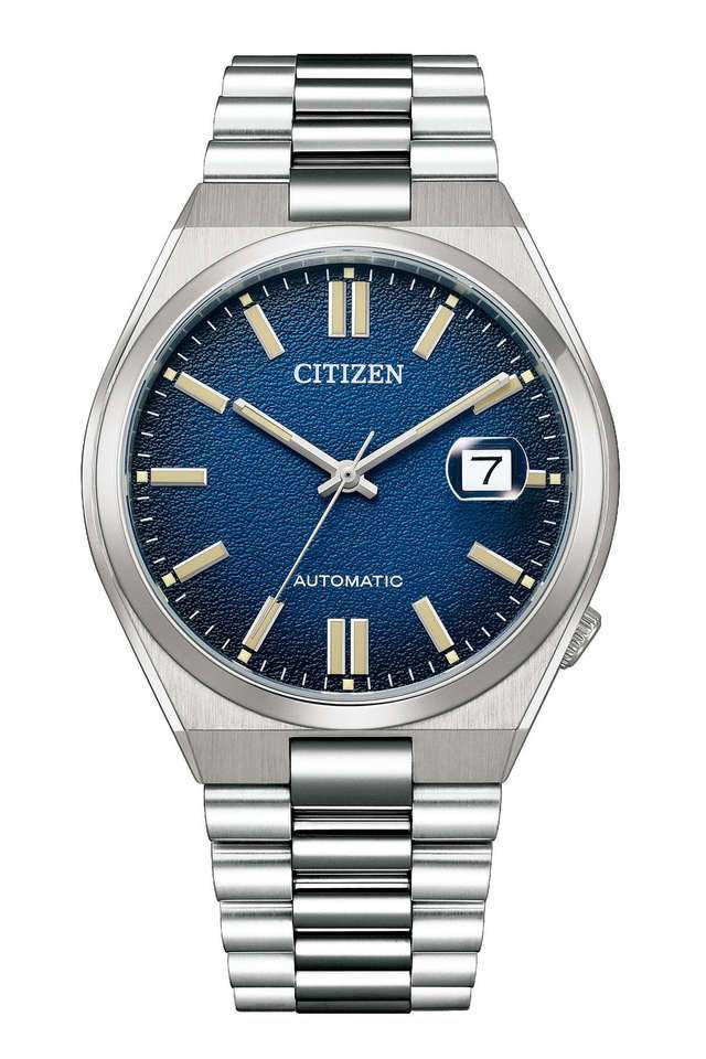 Automatic-40-mm-Blue-Dial-Stainless-Steel-Analogue-Watch-for-Men---NJ0151-88L