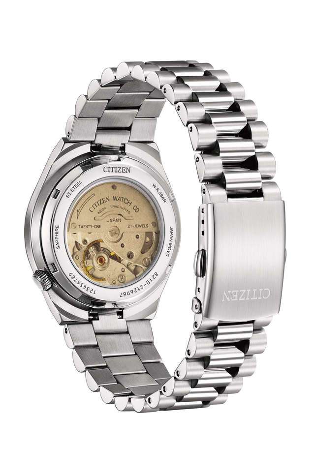 Automatic-Pantone-40-mm-Multicolour-Dial-Stainless-Steel-Analogue-Watch-for-Men---NJ0158-89Y