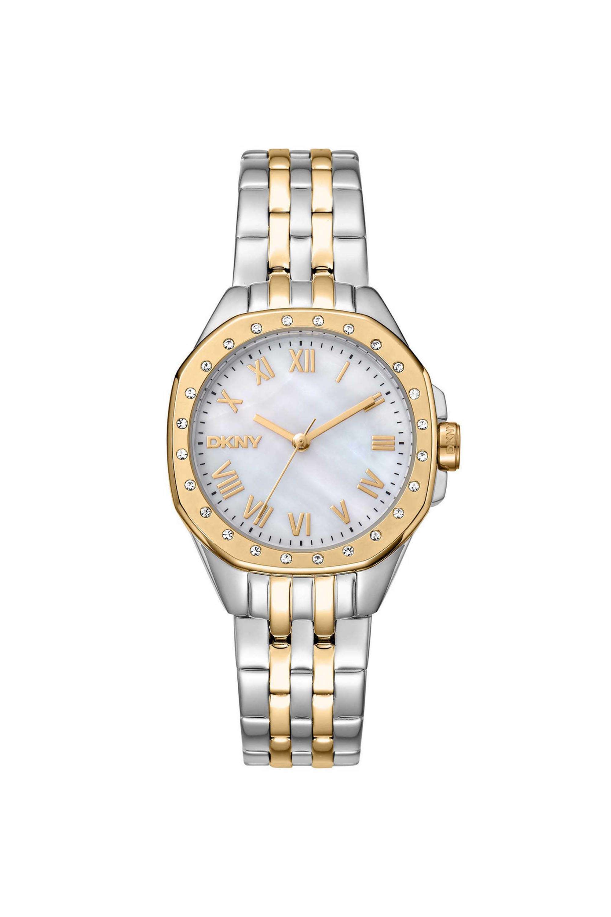 Brooklyn-Mini-30-mm-White-Dial-Stainless-Steel-Analogue-Watch-For-Women---DK1L013M0085