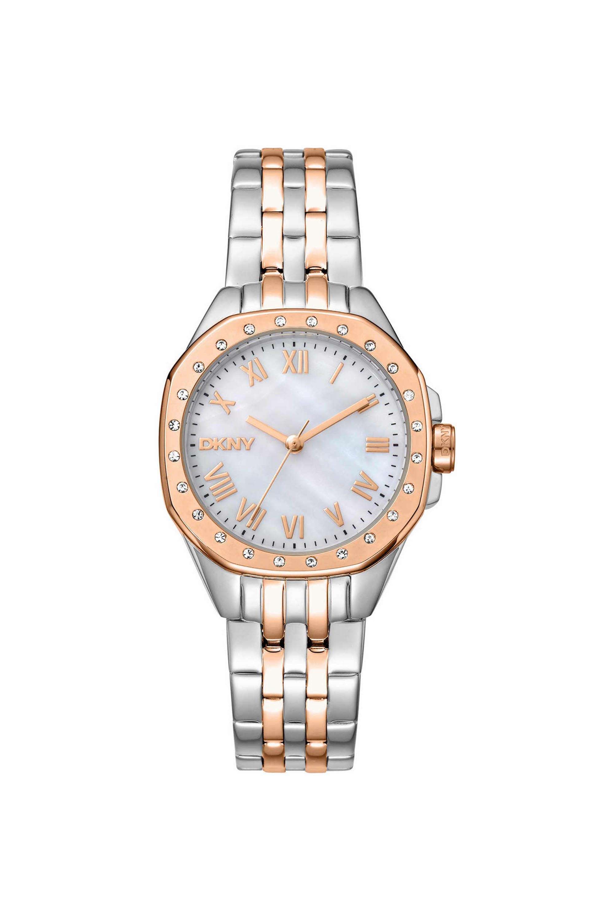 Brooklyn-Mini-30-mm-White-Dial-Stainless-Steel-Analogue-Watch-For-Women---DK1L013M0105