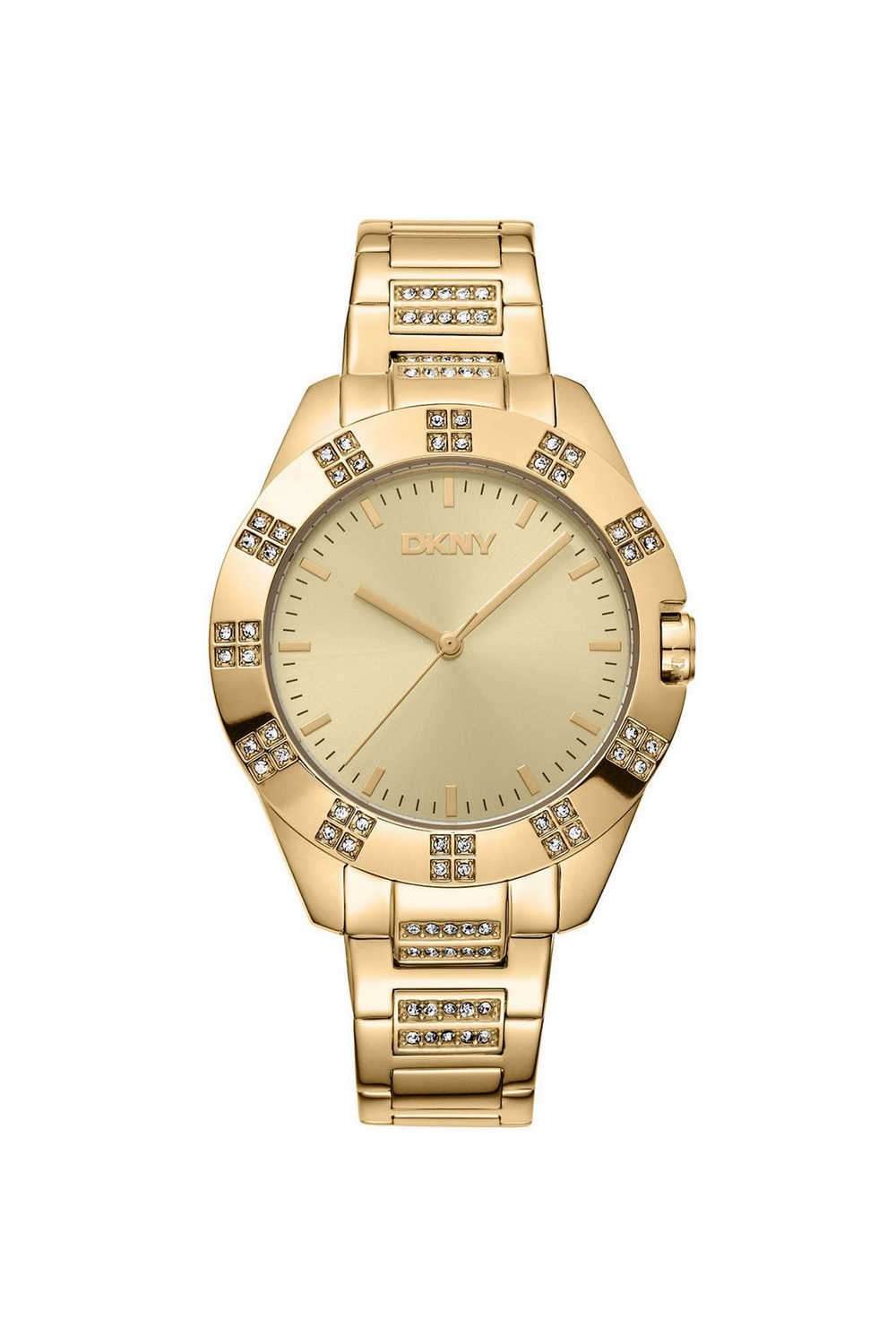 Park-Ave-Glitz-36-mm-Gold-Dial-Stainless-Steel-Analogue-Watch-For-Women---DK1L019M0035