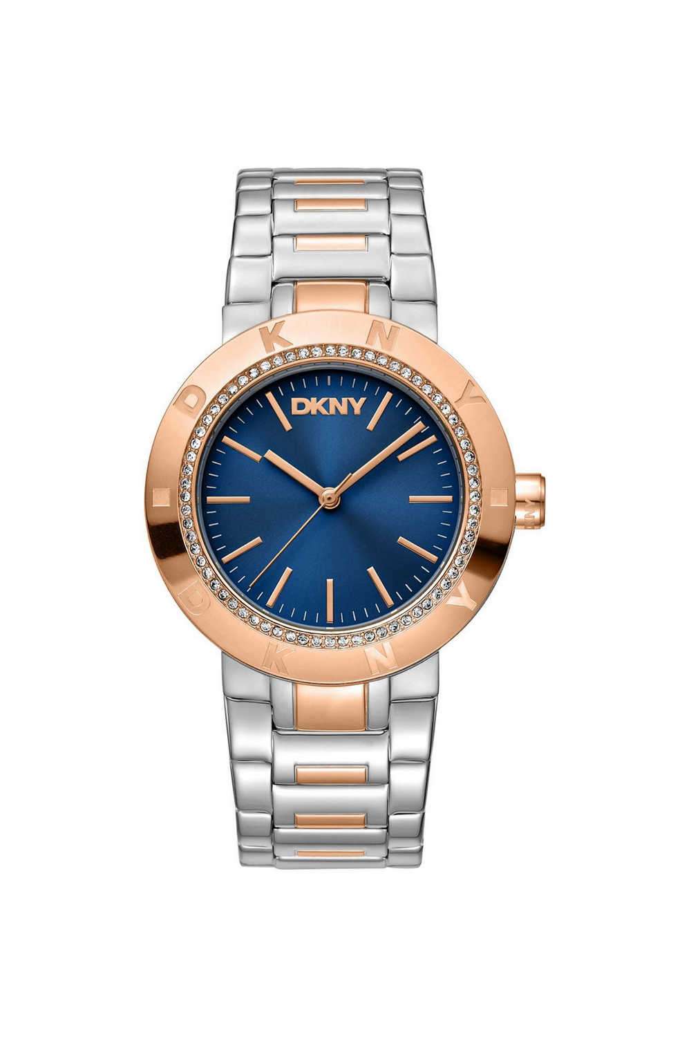 Eastside-Logo-36-mm-Blue-Dial-Stainless-Steel-Analogue-Watch-For-Women---DK1L023M0075