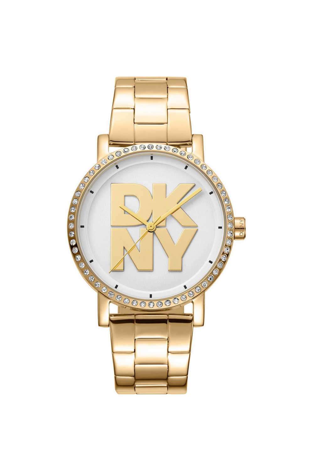 Soho-Logo-36-mm-Silver-Dial-Stainless-Steel-Analogue-Watch-For-Women---DK1L035M0055