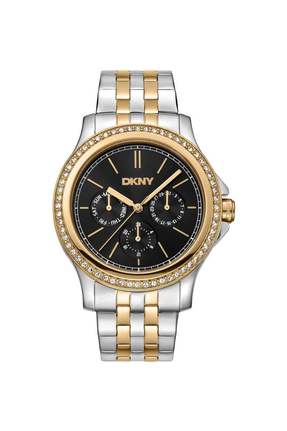 Nolita-Multi-Glitz-40-mm-Black-Dial-Stainless-Steel-Analogue-Watch-For-Women---DK1L064M0085