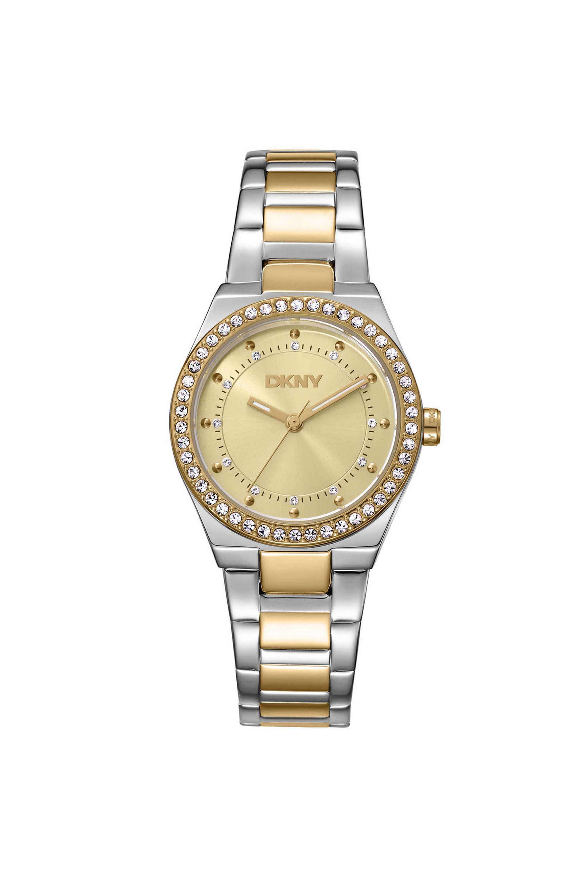 Evening-30-mm-Gold-Dial-Stainless-Steel-Analogue-Watch-For-Women---DK1L100M0085