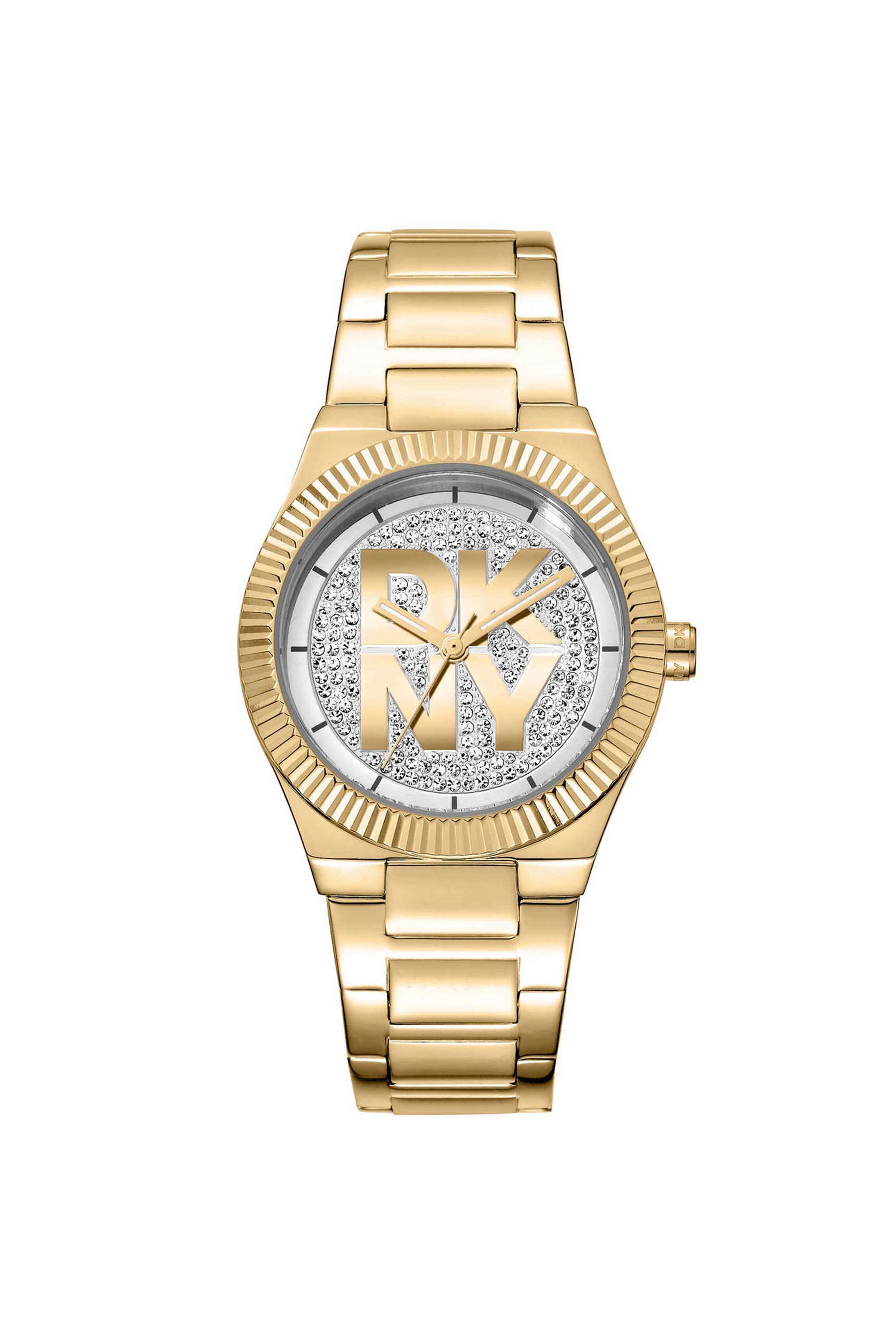Logo-33-mm-Silver-Dial-Stainless-Steel-Analogue-Watch-For-Women---DK1L102M0225