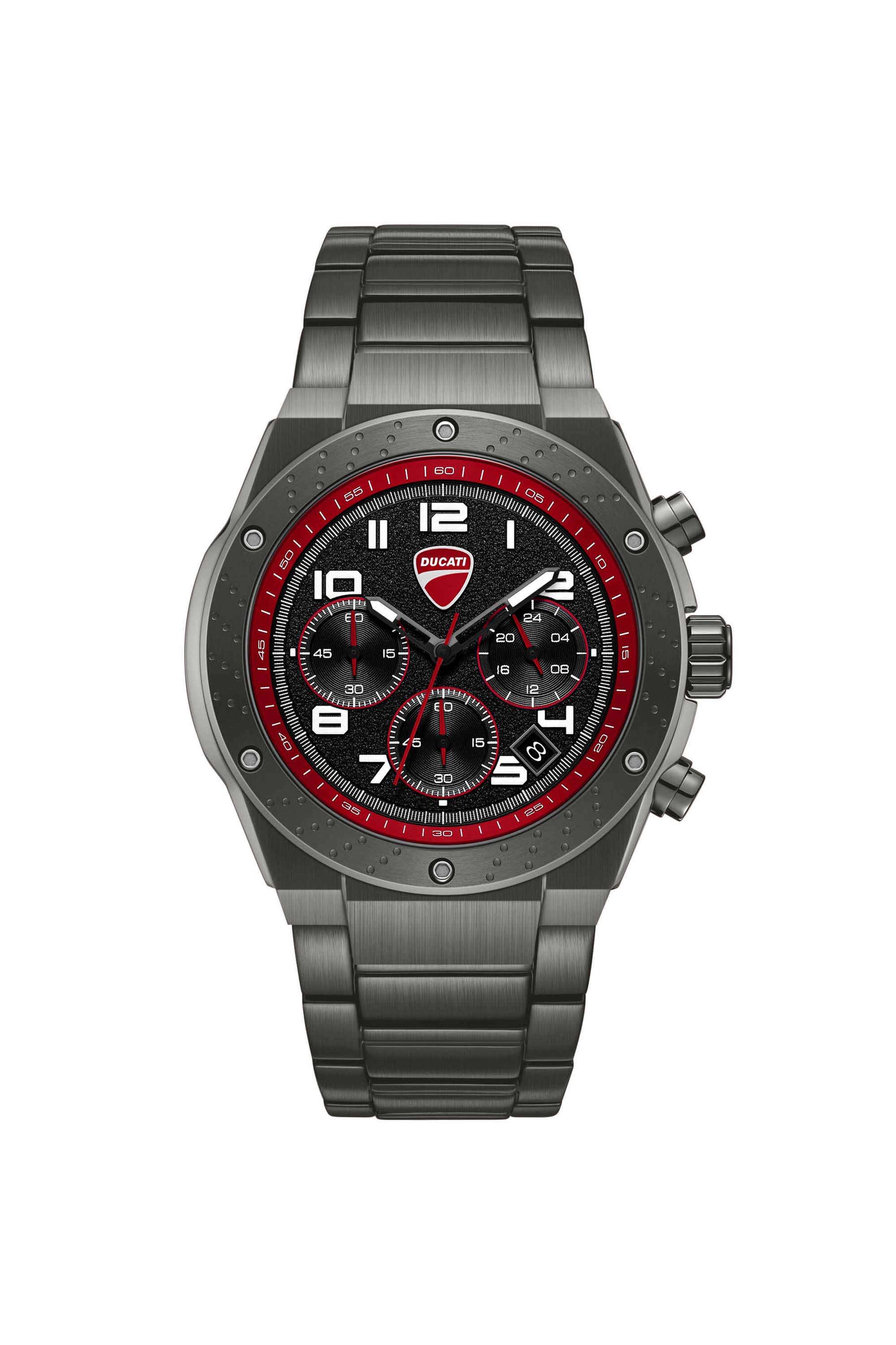 Smoto-43.5-mm-Black-Dial-Stainless-Steel-Chronograph-Watch-For-Men---DTWGI0002503W