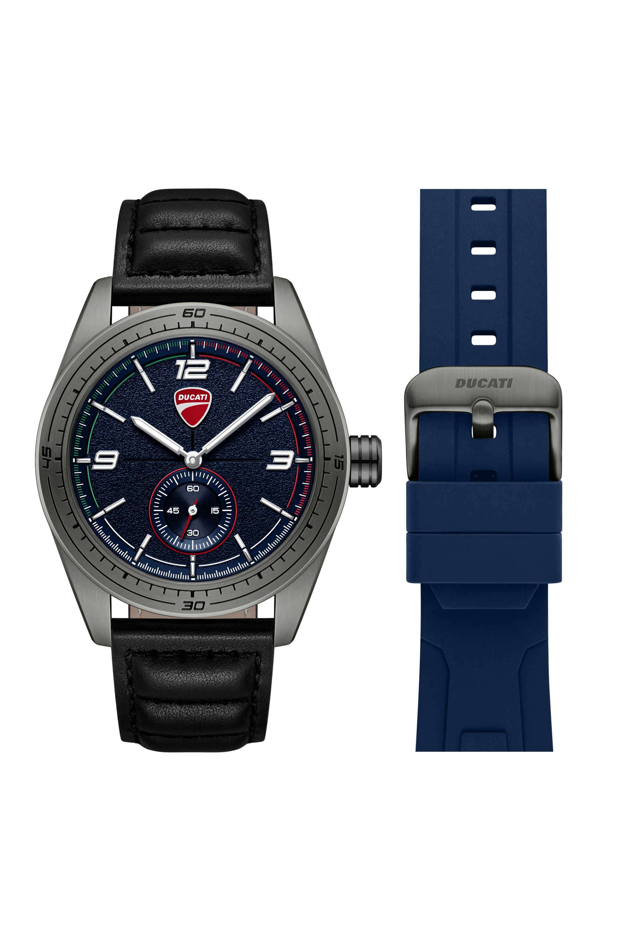 Turon-42-mm-Blue-Dial-Silicone-Analogue-Watch-For-Men---DTWGX00023X1W