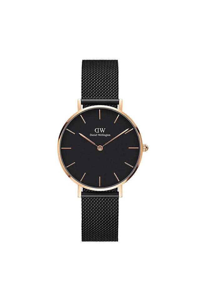 Petite-32-Ashfield-Black-Dial-Stainless-Steel-Analog-Watch-for-Women