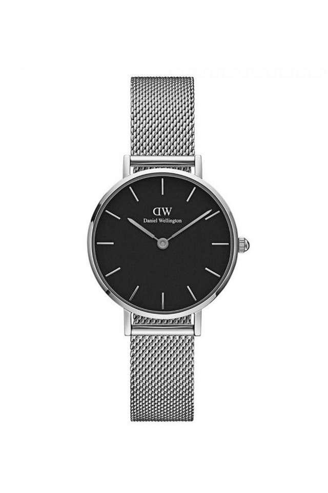 Petite-Sterling-28-mm-Black-Dial-Stainless-Steel-Analogue-Watch-for-Women