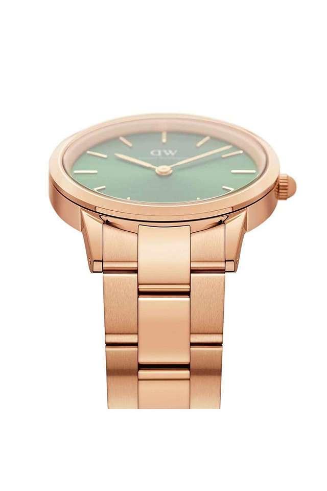 Buy Daniel Wellington NoColour Iconic 32 Link Green Dial Stainless