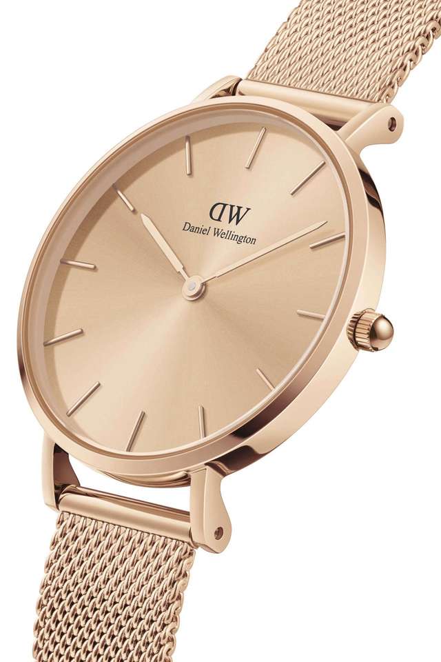 Petite-28-Unitone-Rose-Gold-Dial-Stainless-Steel-Analog-Watch-for-Women