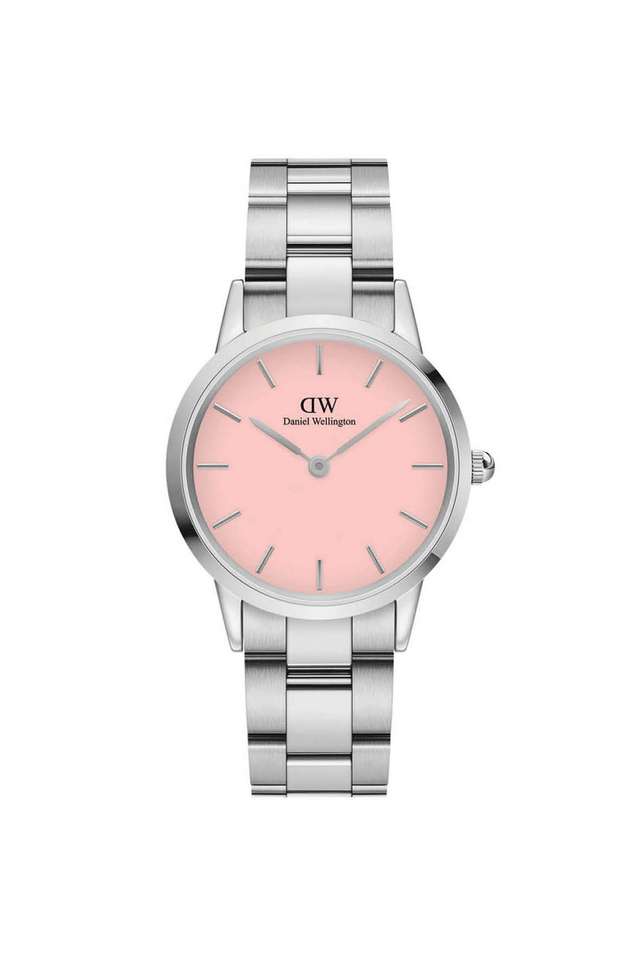 Iconic-32-Link-Pink-Dial-Stainless-Steel-Analog-Watch-for-Women