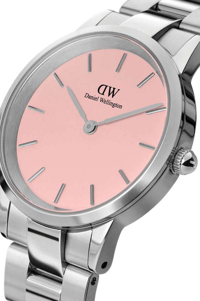 Iconic-32-Link-Pink-Dial-Stainless-Steel-Analog-Watch-for-Women