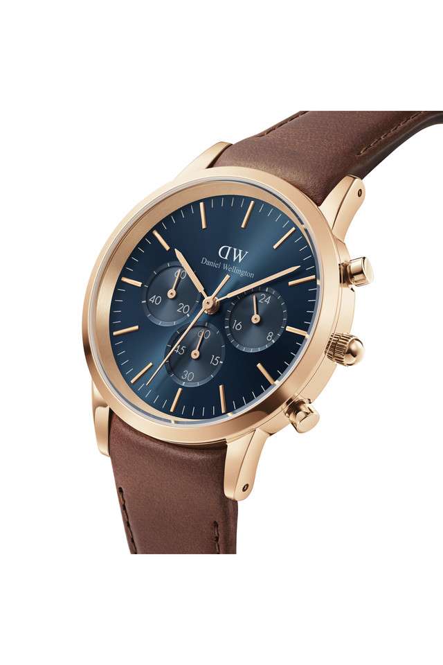 Iconic-St-Mawes-42-mm-Blue-Dial-Leather-Analogue-Watch-for-Men