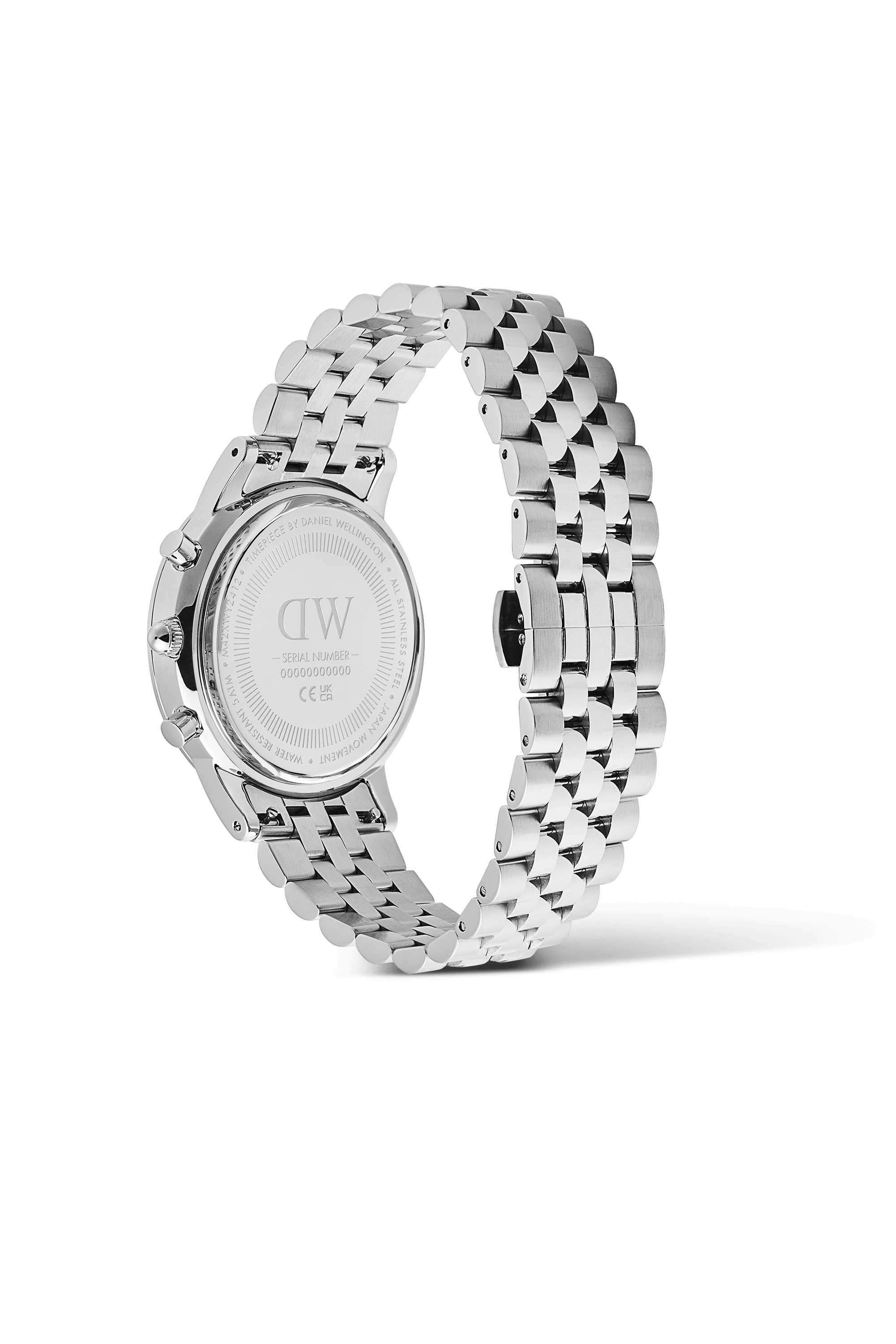 Buy Daniel Wellington Black Iconic Men's 42 mm Chronograph