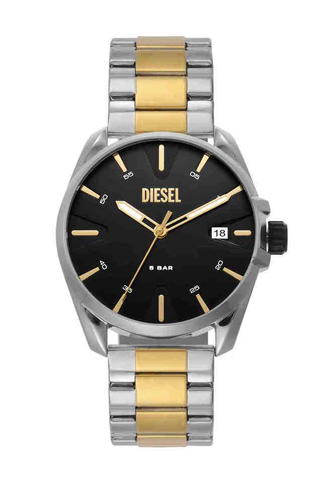 Buy DIESEL NoColour Ms9 44 mm Black Dial Stainless Steel Analogue