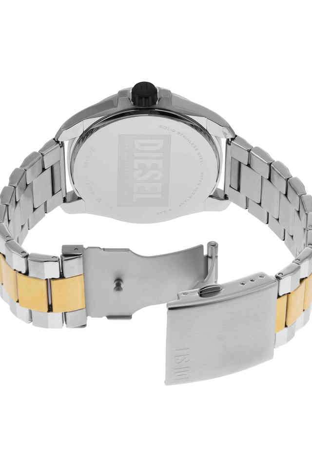 Buy DIESEL NoColour Ms9 44 mm Black Dial Stainless Steel Analogue
