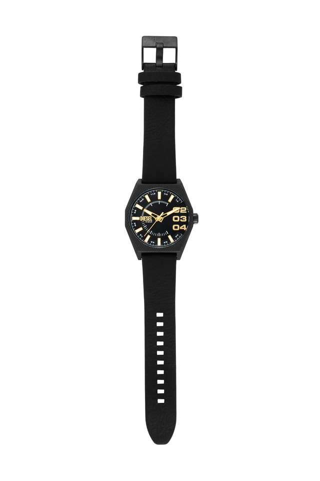 Buy DIESEL NoColour Scraper 43 mm Black Dial Leather Analogue