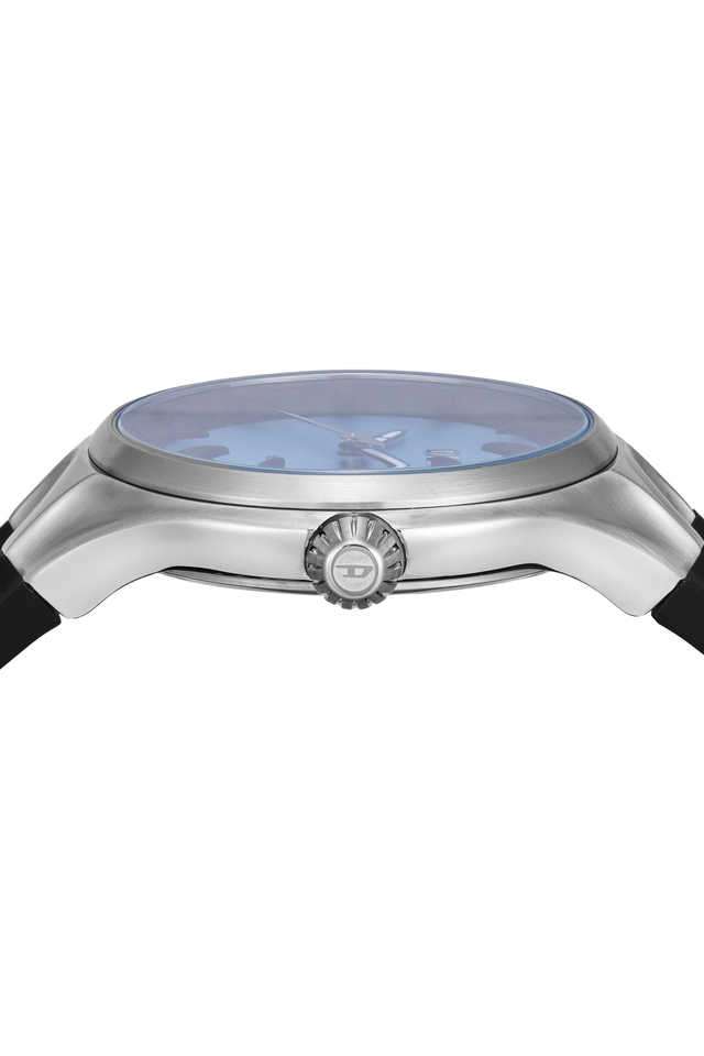 Buy DIESEL NoColour Streamline 44 mm Blue Dial Silicone Analogue