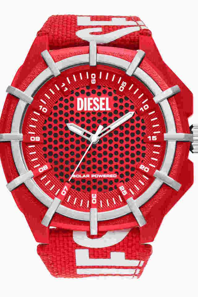 Framed-Two-Tone-51-mm-Red-Dial-Plastic-Analog-Watch-for-Men---DZ4621