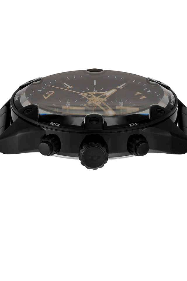 Buy DIESEL Black Spiked Men's 49mm Chronograph Quartz Watch