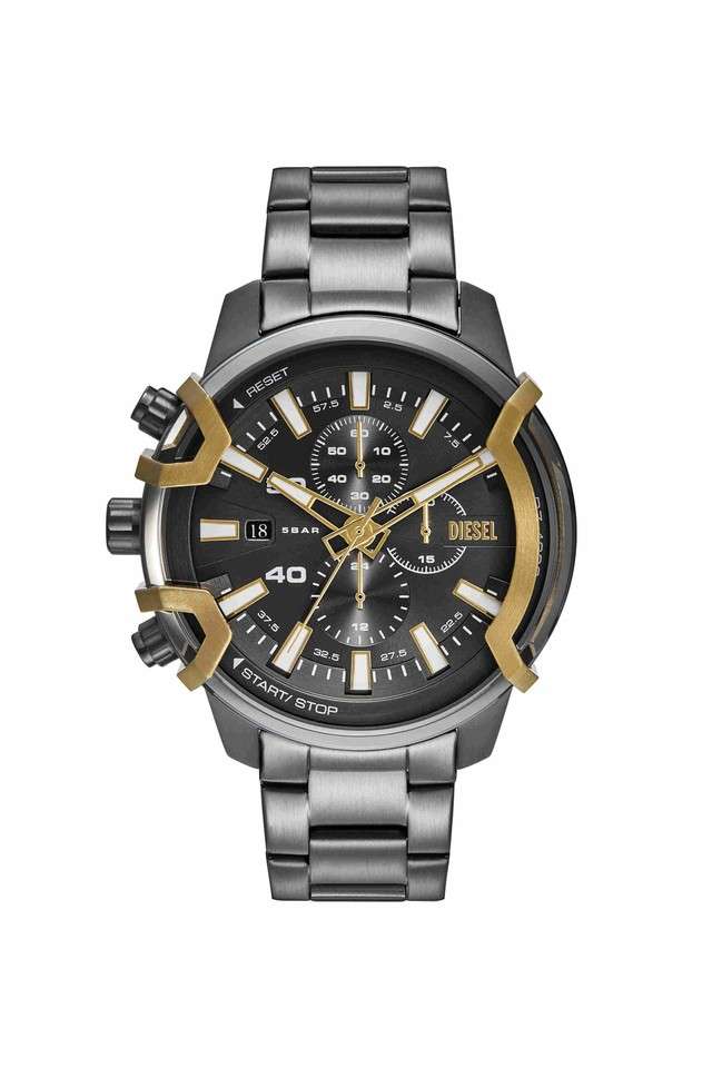 Griffed-48-mm-Grey-Dial-Stainless-Steel-Chronograph-Watch-for-Men---DZ4668