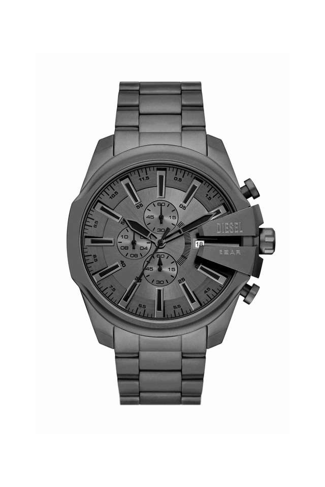 Mega-Chief-Slim-48-mm-Grey-Dial-Stainless-Steel-Chronograph-Watch-for-Men---DZ4676I