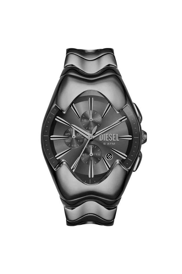Mercurial-45-mm-Black-Dial-Stainless-Steel-Chronograph-Watch-for-Men---DZ4682I