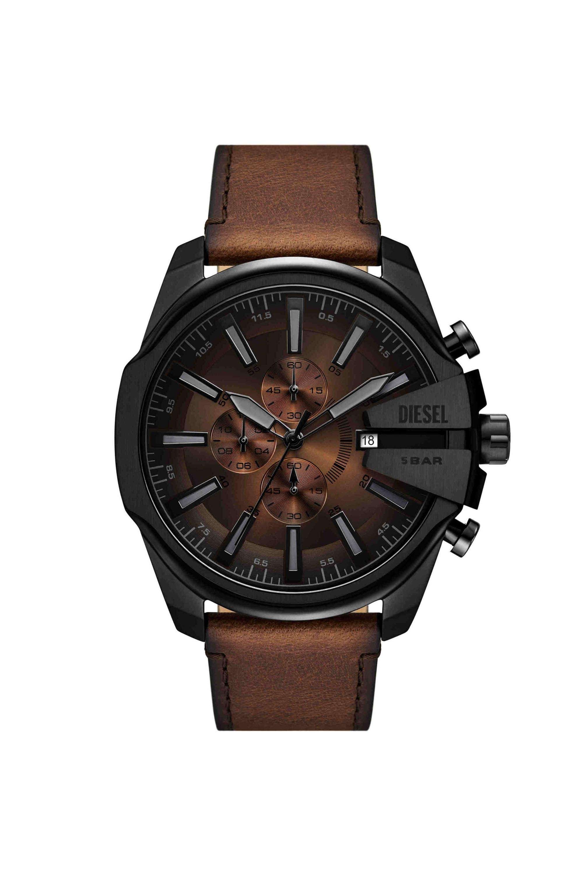 Mega-Chief-Slim-48-mm-Multicolour-Dial-Leather-Analogue-Watch-For-Men---DZ4692