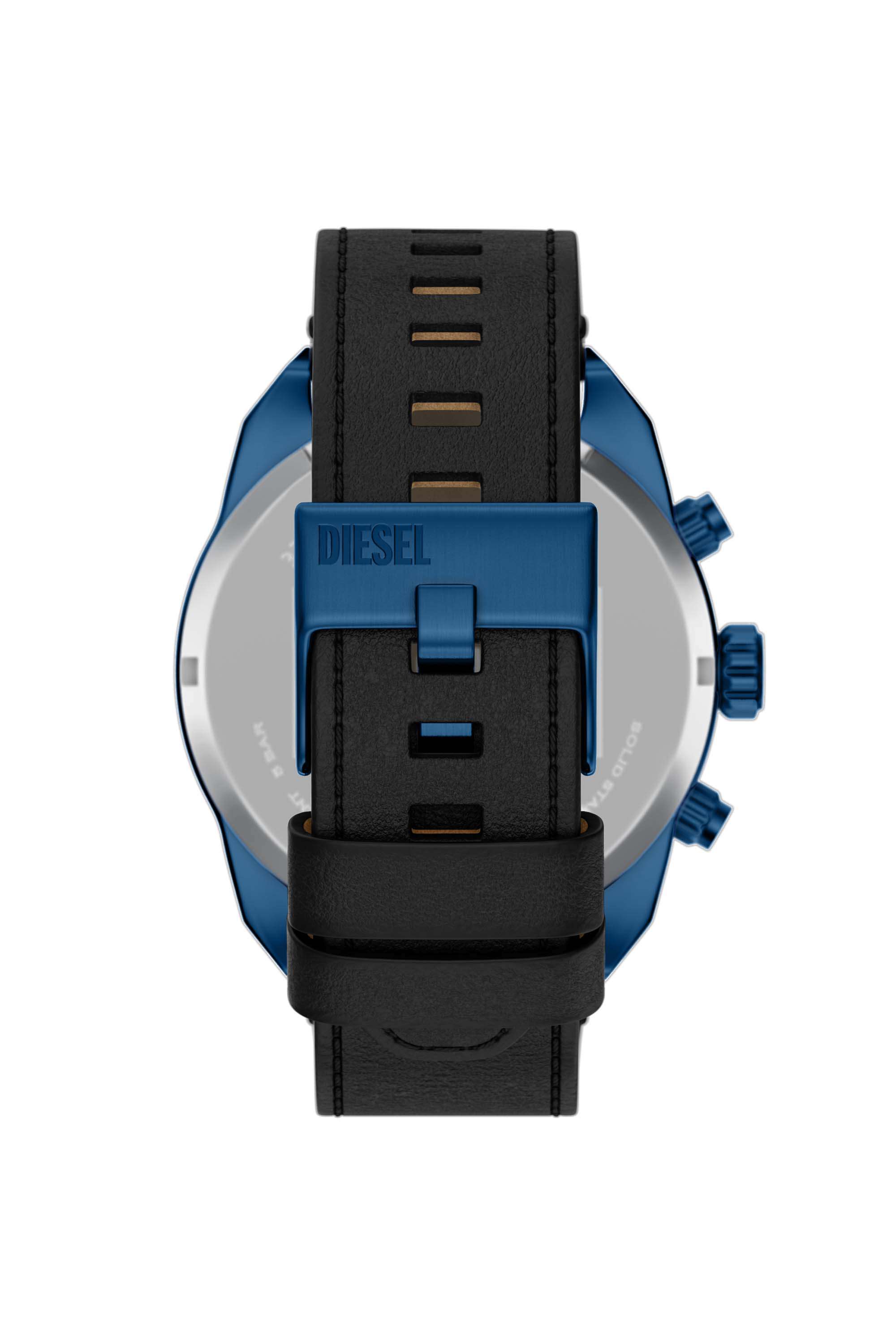 Buy DIESEL Multicolor Spiked 49 mm Multicolour Dial Leather